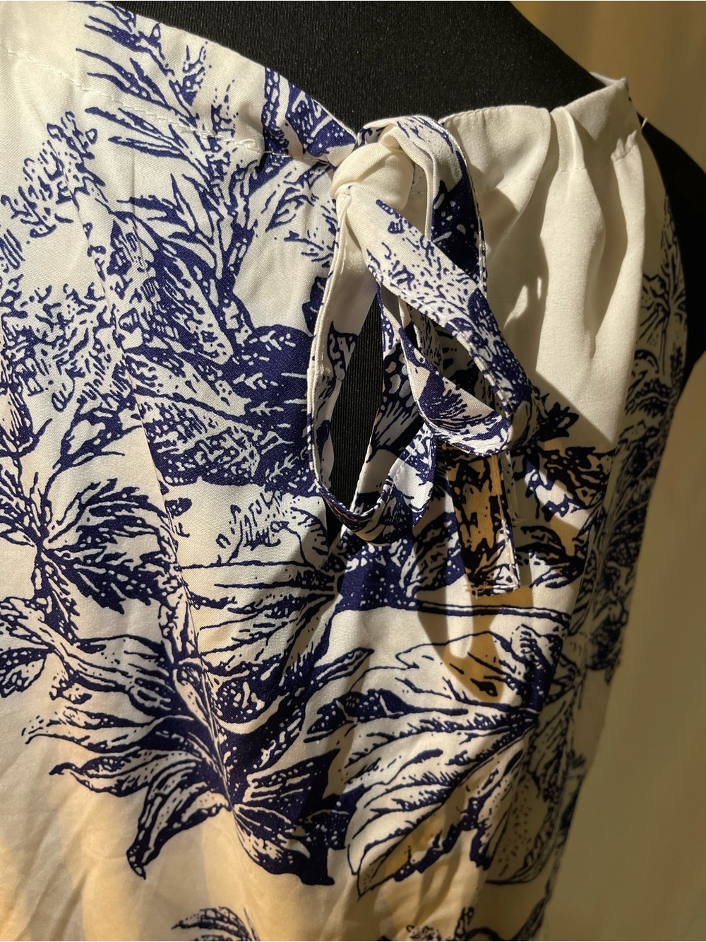 BloomChic White & Navy Floral Maxi Dress - Picture 10 of 12